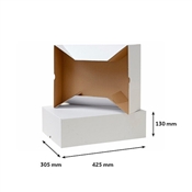 Krabice A3 - dno 425x305x130 mm / bílá