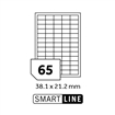 Samolepicí etikety SMART LINE 38,1x21,2 mm / A4 100 archů