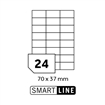 SMART LINE samolepicí etikety 70x37 mm / 100 archů A4