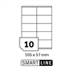 Samolepicí etikety SMART LINE - 105x57 mm / A4 100 archů