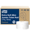 Toaletní papír extra jemný Tork Mini Jumbo / třívrstvý / 12 rolí