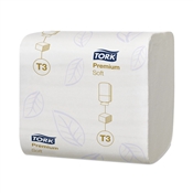 Toaletní papír jemný skládaný Tork Folded T3 / dvouvrstvý