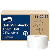 Toaletní papír jemný Tork Mini Jumbo T2 / dvouvrstvý / 12 rolí