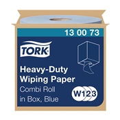 Papírové utěrky Tork Heavy-Duty W1/W2/W3 / dvouvrstvé / 1 role/ modré