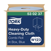 Čistící utěrka Tork Heavy-Duty W1/W2/W3 / modrá