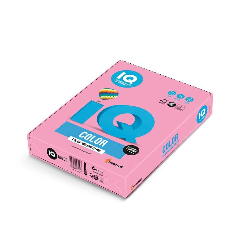 Barevný papír IQ Color růžový 