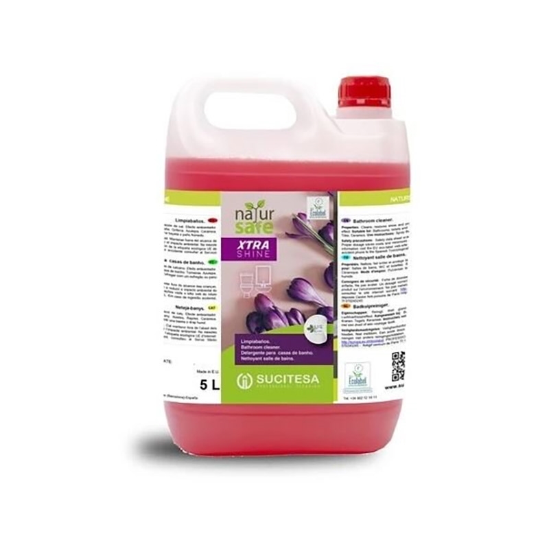 SUCITESA NATURSAFE XTRA SHINE pro sanitární zařízení s květinovou vůní 5 l