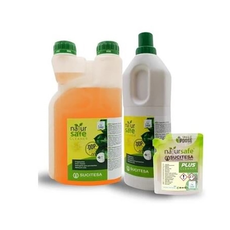 SUCITESA NATURSAFE CLEANER na podlahy s vůní trávy 16x50 ml + láhev